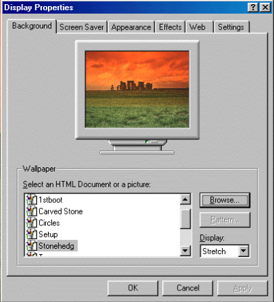 Display Properties