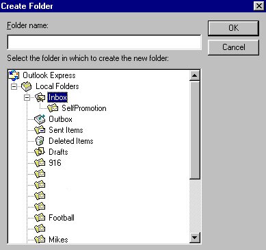 New Folder Option