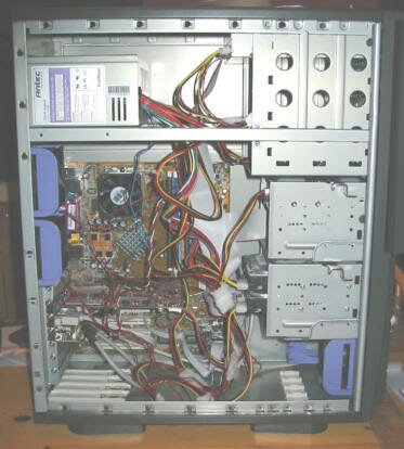 Drives installed and wired