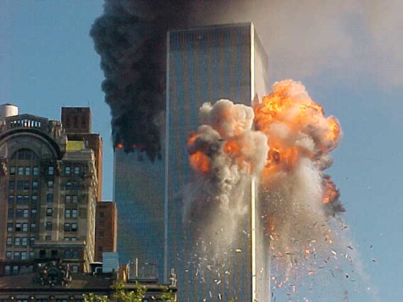 Plane Crashing into Tower 2